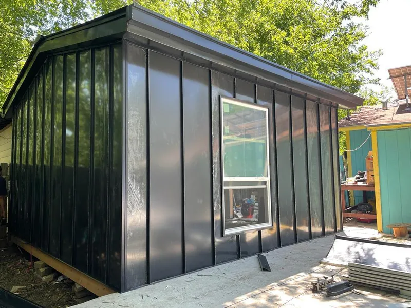 Black standing seam metal wall panels for Roof Inspection in Gurnee