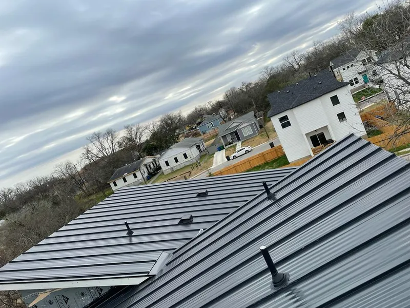 Standing seam metal roof panels with vents for Skylight Repair in Gurnee